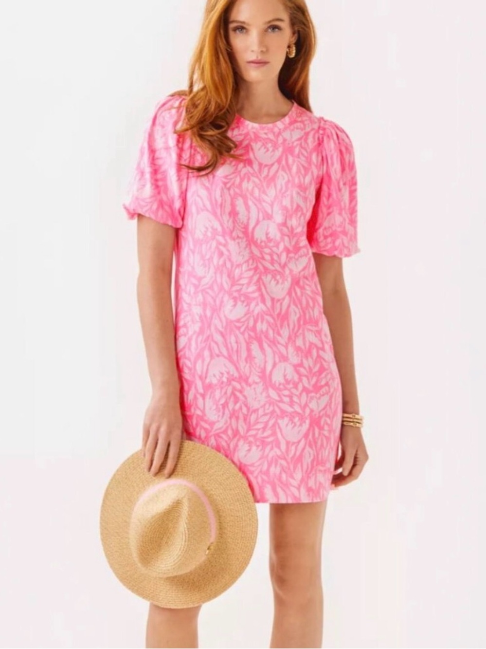 Lilly Pulitzer Pink Floral Shift Dress